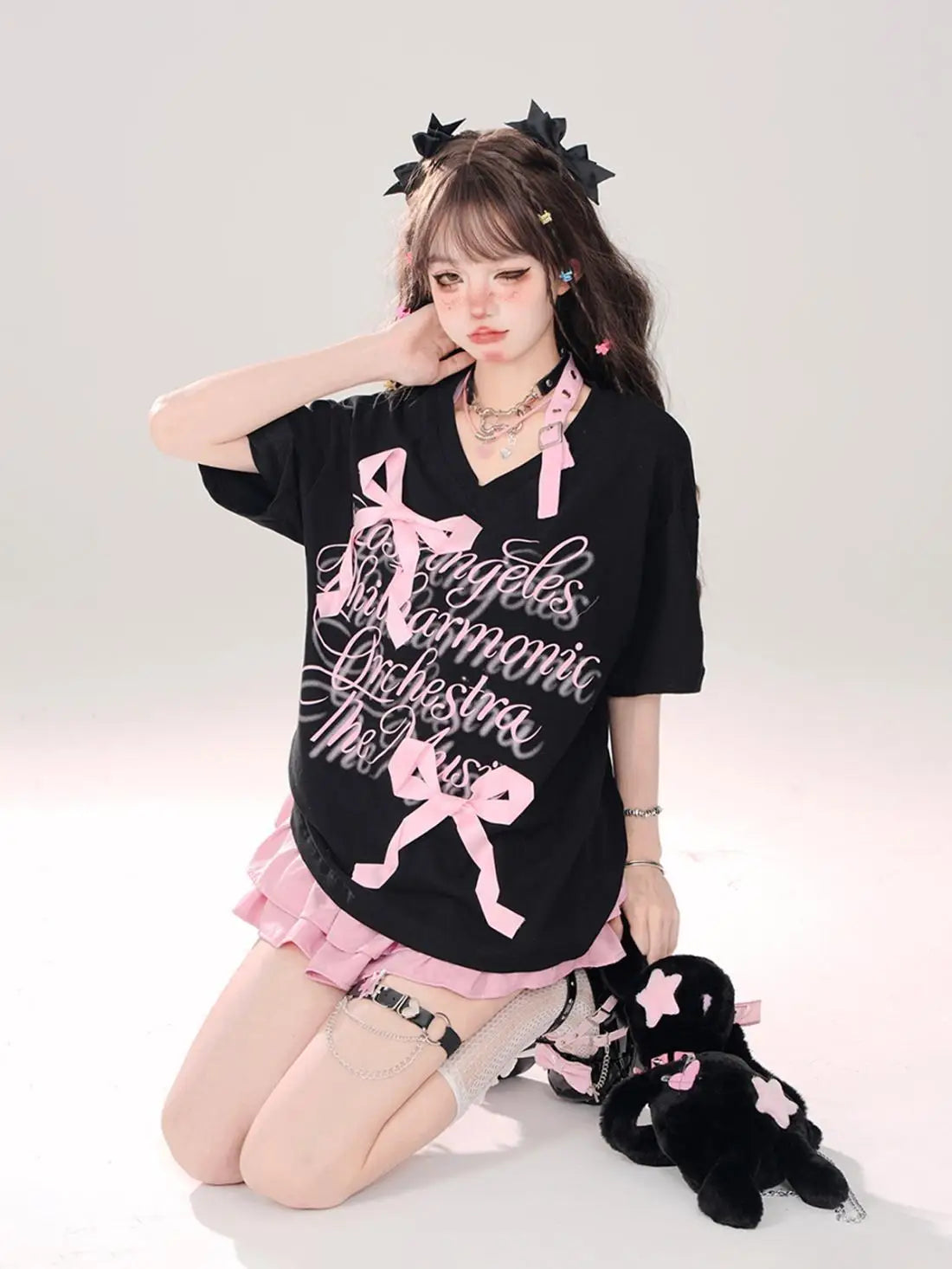 Women’s High Waist Ruffle A Line Skirt Korean Fashion Summer Streetwear Y2K Style