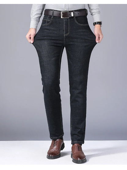 Men’s Stretch Slim Fit Jeans – Comfortable Business Casual Denim Pants