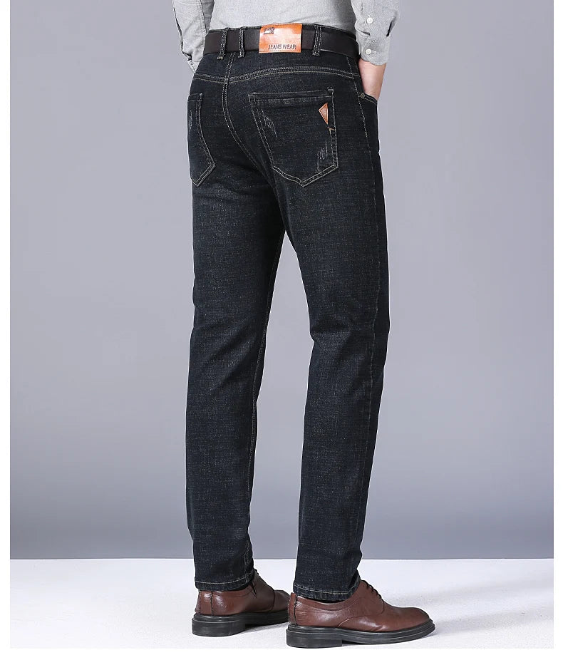 Men’s Stretch Slim Fit Jeans – Comfortable Business Casual Denim Pants